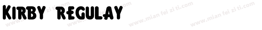 Kirby regulay字体转换